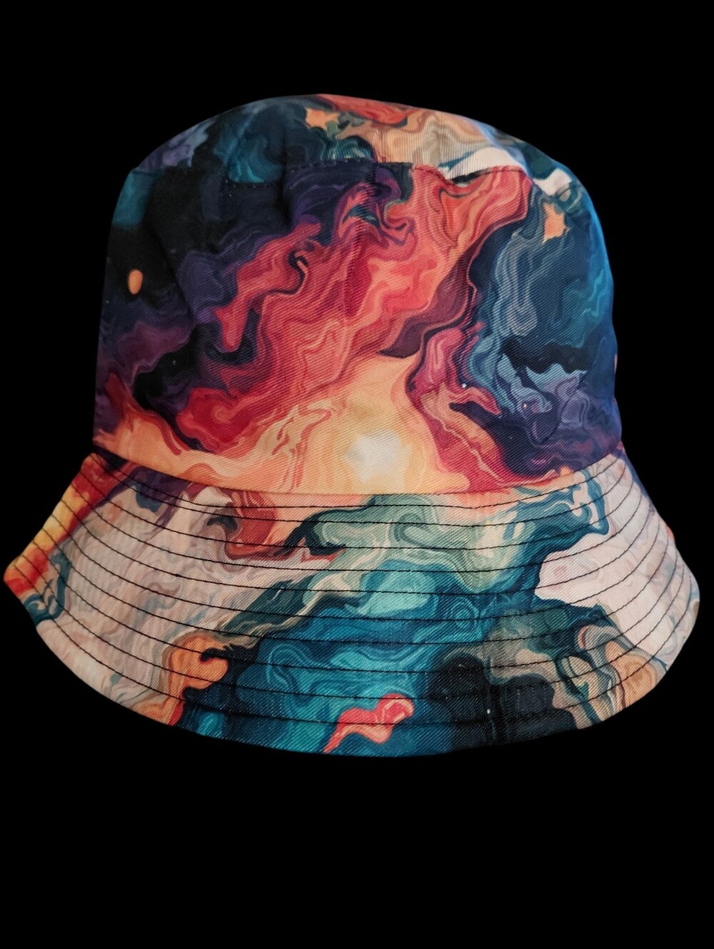 Abstract Swirl Reversible Bucket Hat Unisex 22"/23"